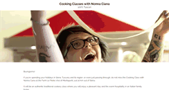 Desktop Screenshot of cookingclassesnonnaciana.com